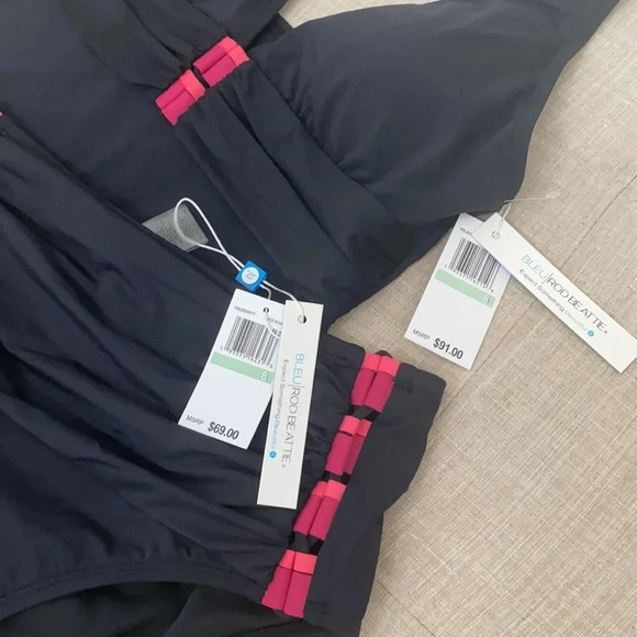 Bleu Rod Beattie Tankini Swimsuit Set Size 8 - Picture 9 of 11